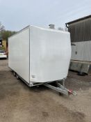 1: Blackburn Trailers Approx 4.9m (L) x 2.3m (H) x 1.8m (W) Twin Axle Show Trailer Chassis No. 29676