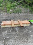 1: Suttons Sweeper Fork Lift Attachment. Approx Size - 2460mm x 600mm