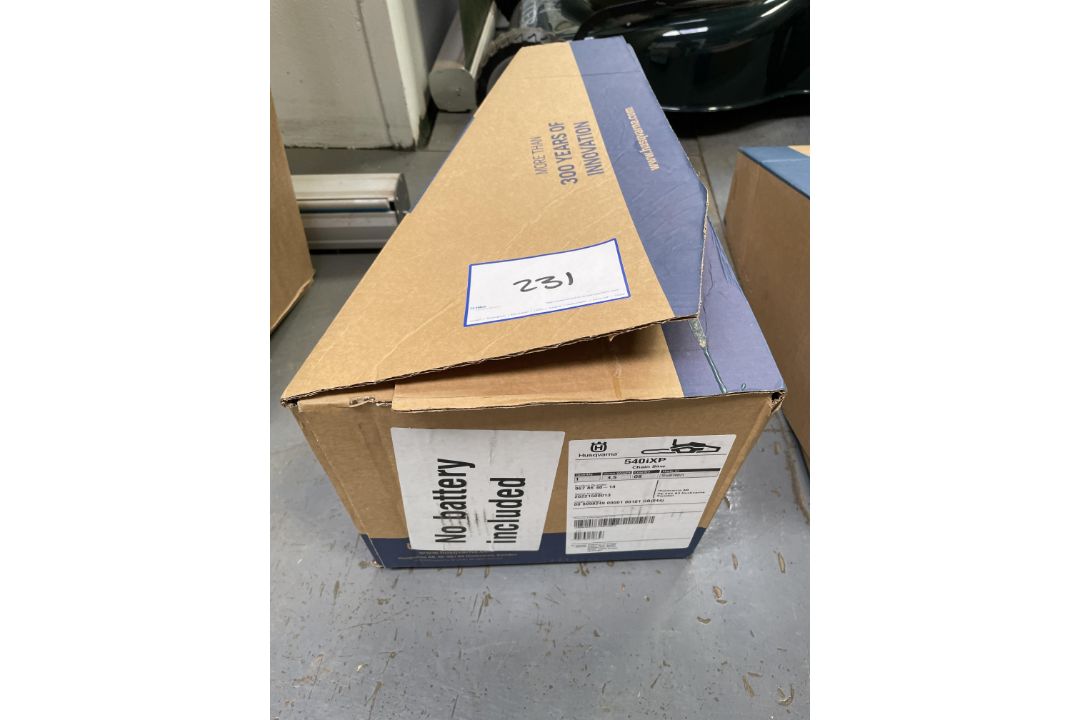 1: Husqvarna 540iXP Battery Driven Chainsaw (Boxed). No Battery or Charger. Serial No. 20221500013