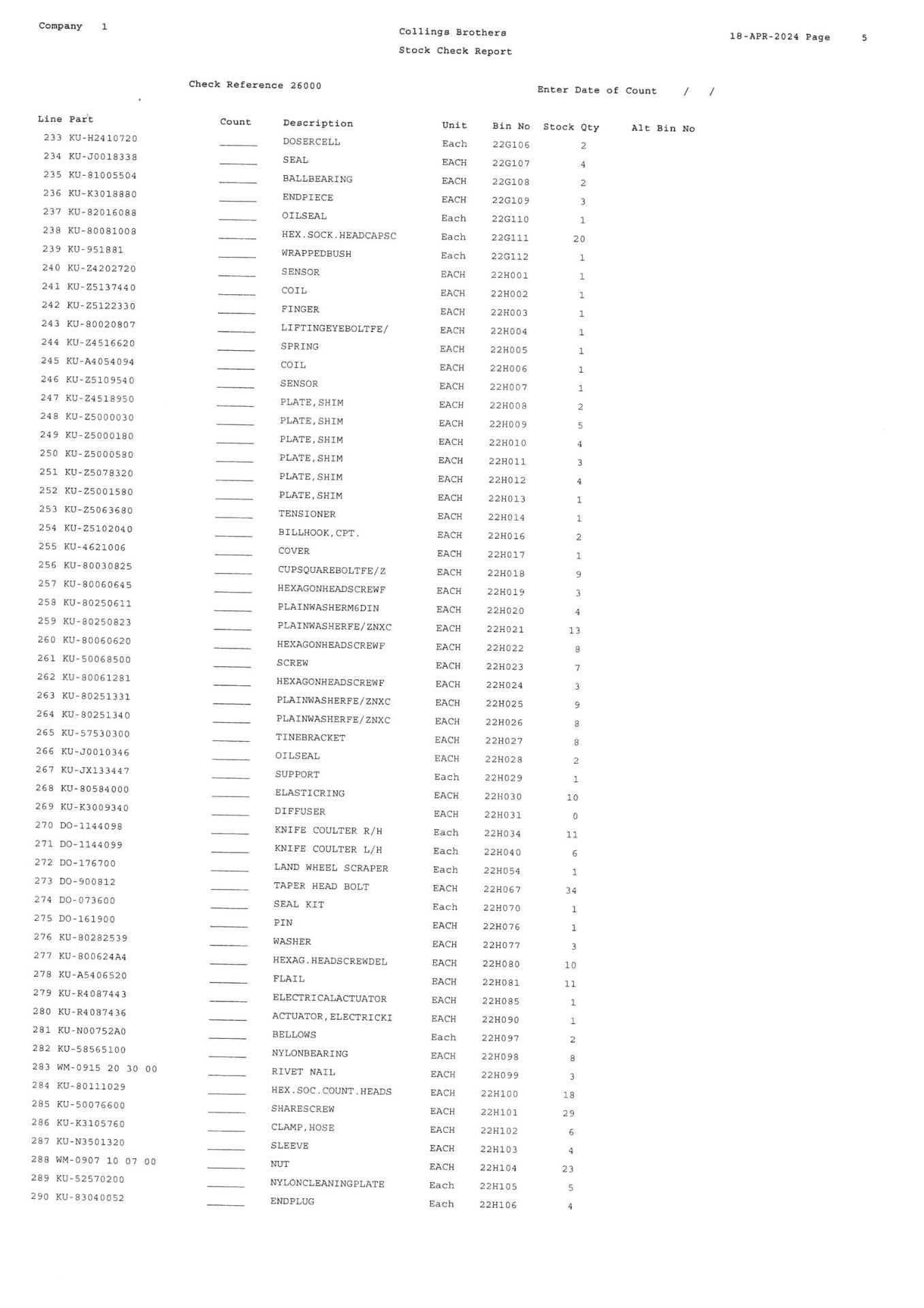 Contents of Kuhn & Dowesdwell Parts As Lotted. (Please See Listing for Contents of Lot 324 in Photo - Image 9 of 18