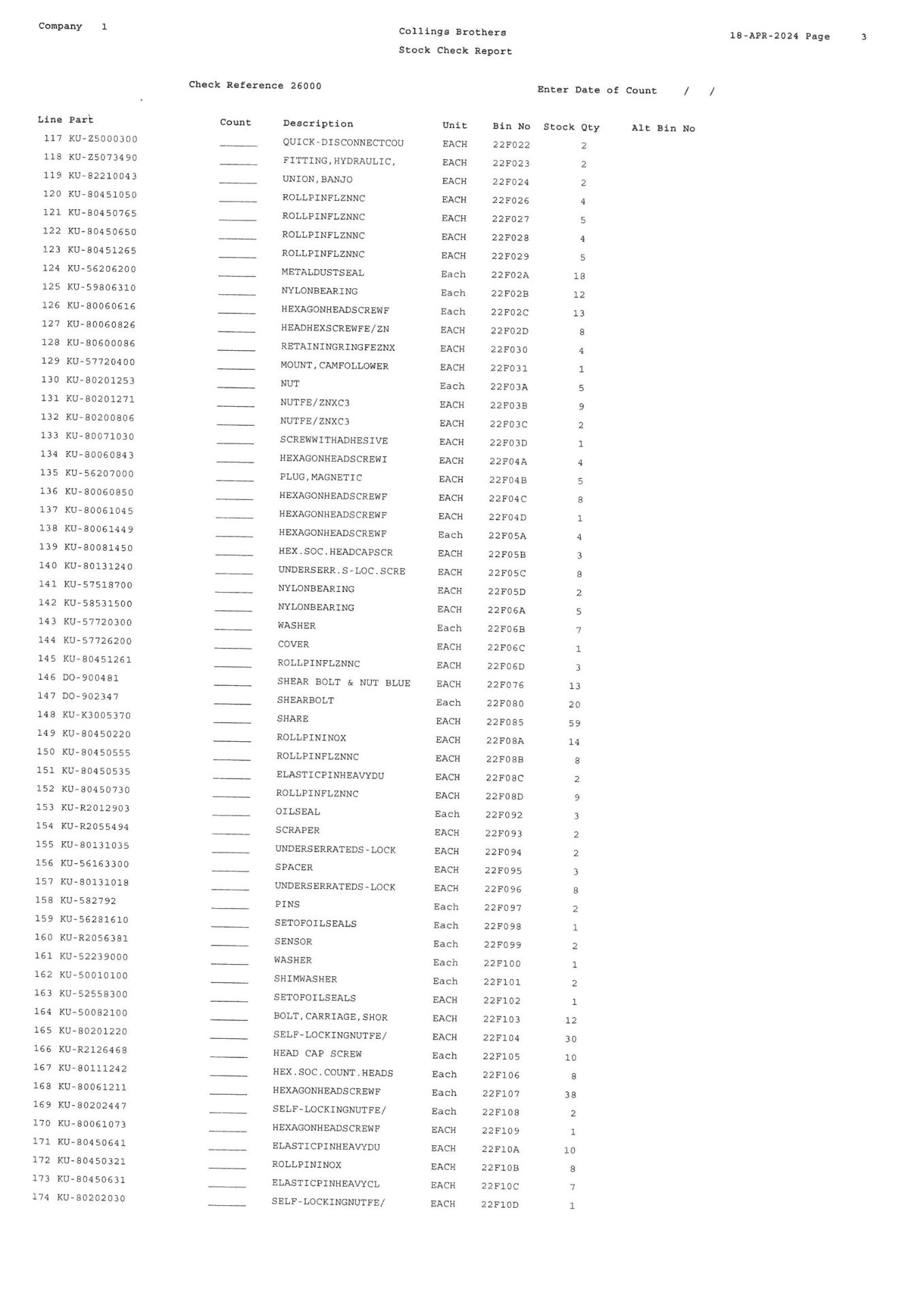 Contents of Kuhn & Dowesdwell Parts As Lotted. (Please See Listing for Contents of Lot 324 in Photo - Image 7 of 18