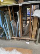 Contents of 2 Racks to Include Case, Merlo, SDF Windscreens and Various Side Class As Lotted. (Pleas