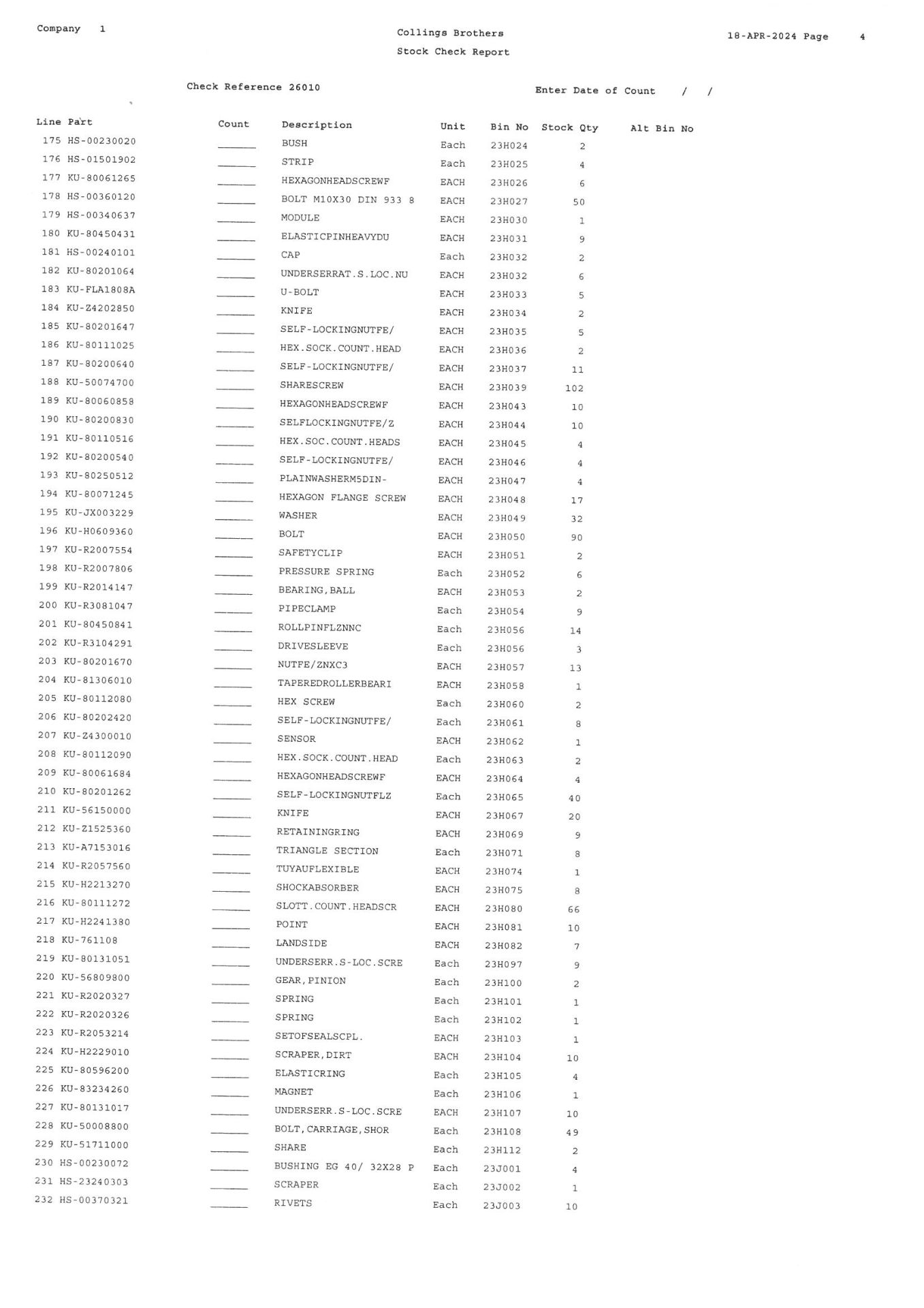 Contents of Kuhn & Dowesdwell Parts As Lotted. (Please See Listing for Contents of Lot 324 in Photo - Image 15 of 18