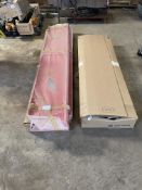 1: Kuhn Fertiliser Spreader Hopper Extension & 4: Various Steel Hydraulic Pipes As Lotted