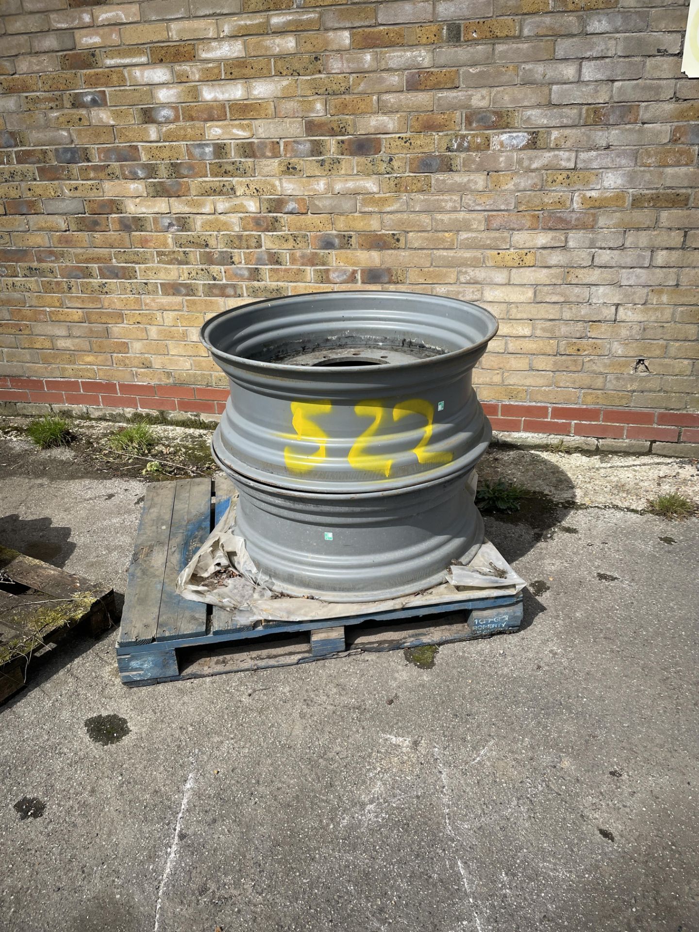 2: Tractor Wheels As Lotted