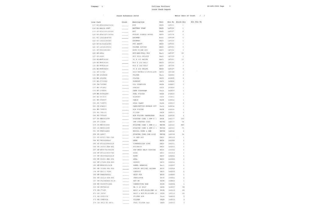 Contents of 4 Racks to Include Various Briggs & Stratton, Hayter & Cub Cadet Mower Parts As Lotted. - Image 4 of 6