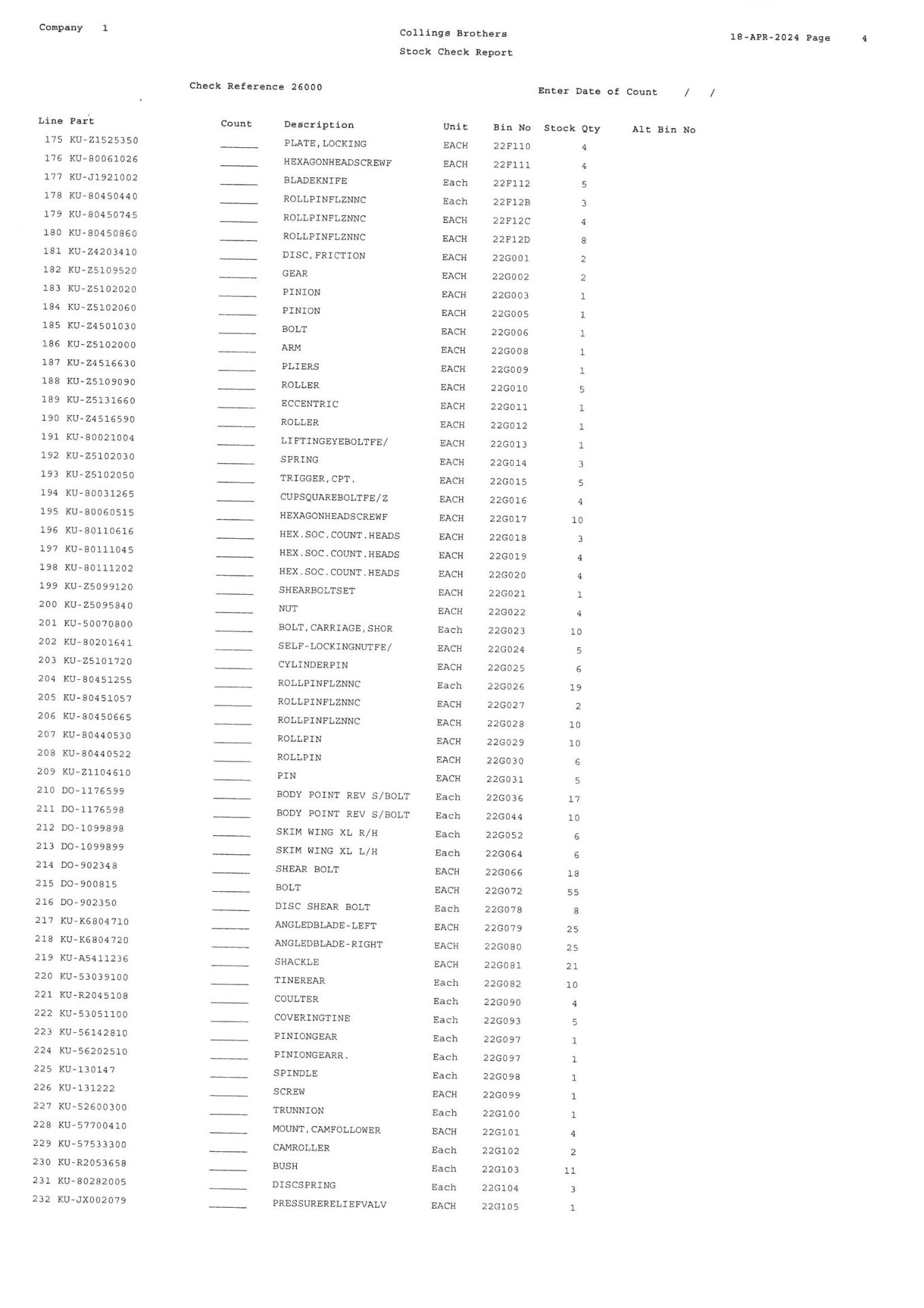 Contents of Kuhn & Dowesdwell Parts As Lotted. (Please See Listing for Contents of Lot 324 in Photo - Image 8 of 18