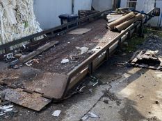 Steel container loading ramp. LOCATION : Bolton