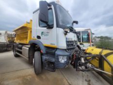 2017 MERCEDES Arocs 4x4 1824 A - Schmidt Stratos B60-36 VES-490U - Schmidt SNK 27 Snowplough - Grit