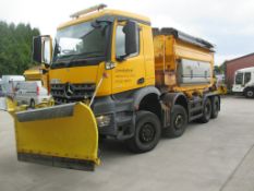 2016 MERCEDES Arocs 8x6 4143 AK - Scarab Sirius AST - Scarab SPV-320 Plough - Gritter