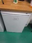 1: Unknown, Single Door Undercounter Fridge. Asset No. 78