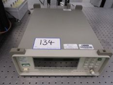 1: Hewlett Packard 86120C Multi-wavelengh Meter. Asset No. 00071. Serial No. US38401368