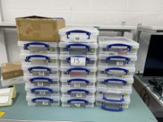20: Boxed R&D Electrical Components, Including: 2F Components, Mechanic Components, T2 FC Solder on