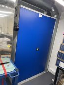 1: Steel Two Door Cupboard (Excludes Contents)