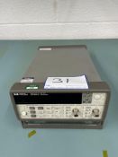 1: Hewlett Packard, 53131A, Universal Counter. Asset No. 85. Serial No. 3546A13905