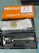 1: Mitutoyo Absolute ADS Digimatic Calsper. Serial No. A21136159