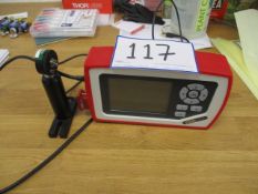 1: Thorlabs, PM100D, Optical Power Meter. Asset No. 76, Serial Number: 00029187 with Thorlabs S-120-