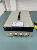 1: Tenma, 72-13330, Programmable DC Power Supply. Asset No. 86. Serial No. 202107088789
