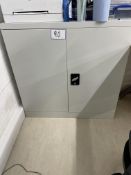 1: Steel 2 Door Cupboard