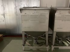 Koch Technik , Stainless Steel Bulk Materials Hopper (Jabil No 2) (Approximate 1m³) (Building 1, 1s