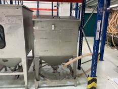 Koch Technik , Stainless Steel Bulk Materials Hopper (Jabil No 8) (Approximate 1m³) Complete With Re