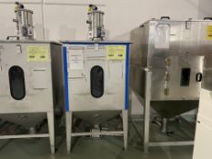 Stainless Steel Bulk Materials Hopper With Simar AX 2584 Separator Unit (Jabil No. 10) Approximate 1