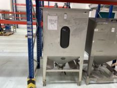 Koch Technik , Stainless Steel Bulk Materials Hopper (Jabil No 13) (Approximate 1.5m³) Complete With
