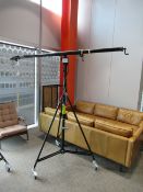 Manfrotto Adjustable Mobile Camera Stand with Boom