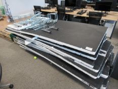 Qty of Polystyrene Backdrops with Stands