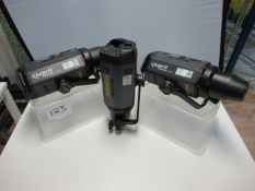 3 x Bowens Monolights