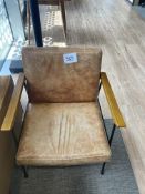 Tan Leather Arm Chair