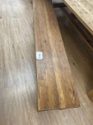 2 x 184cm Wooden Benches
