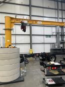 Granada Material Handling Mobile Swinging Jib Crane