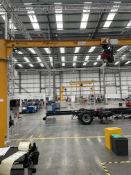 Granada Material Handling Mobile Swinging Jib Crane