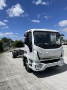 Iveco 80-190L Chassis Cab Glider without Engine,Gearbox and Drive Train, Right Hand Drive, Vin: ZCFA