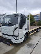 Tevva Prototype EV 7.5 Ton with Bevan Scoop Flat Bed. VIN No. ZCFA875D102720499, Registration: LX72