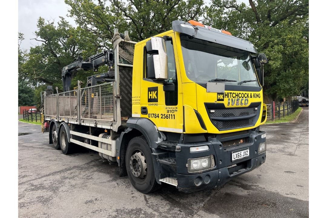 1, Iveco Stralis AD260S31Y/PS 6x2 Dropside Lorry. Registration No. LX65 JXZ. 220,080kms. Automatic T - Image 1 of 21
