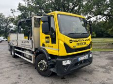 1, Iveco Eurocargo 180E 4X2 Dropside Lorry. Registration No. LX17 LHK. 92,776kms. 8 Speed Manual Tra
