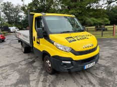 1, Iveco Daily 35-140 4X2 Dropside Flatbed Van. Registration No. LX17 LHO. 83,110 miles. 6 Speed Man