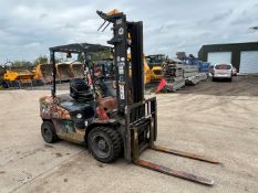 1, Caterpillar DP30NT 3 Tonne Diesel Forklift Truck. Serial No. CT14F-04387. Double Mast (2014). 7,2