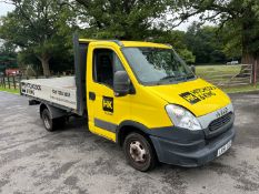 1, Iveco Daily 35C13 4X2 Dropside Flatbed Van. Registration No. LX64 OXB. 97,883 miles. 6 Speed Manu