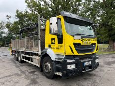 1, Iveco Stralis AD260 6X2 Dropside Lorry. Registration No. LX16 EUZ. 151,165kms. Automatic Transmis