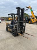 1, Caterpillar DP30NT 3 Tonne Diesel Forklift Truck. Serial No. CT14F-04241. Triple Mast (2014) 12,5