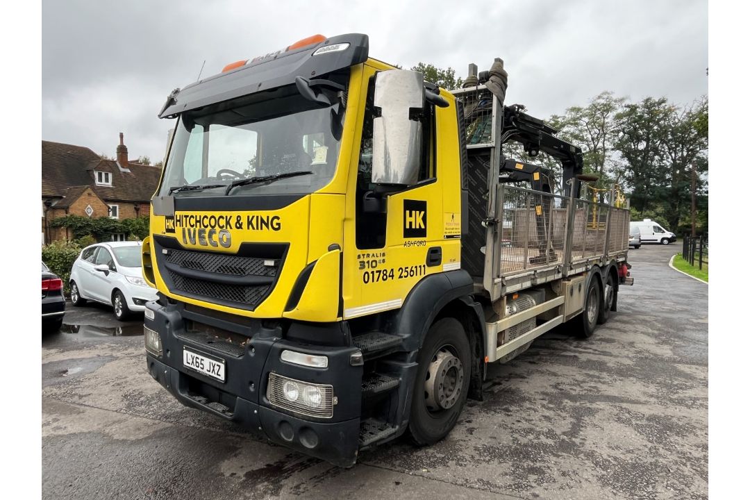 1, Iveco Stralis AD260S31Y/PS 6x2 Dropside Lorry. Registration No. LX65 JXZ. 220,080kms. Automatic T - Image 3 of 21