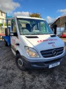Mercedes Sprinter 2.1 313 CDI 6 Speed Manual Dropside Lorry with Ratcliff Palfinger 24-365 Tailift