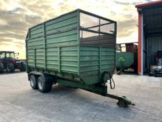 Fraser 10T Silage Trailer with Silage Sides, Full Height and Oversized TyresPlate Not Visible
