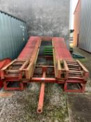 Simol Vehicle Transporter Trailer with Fold Out Ramps