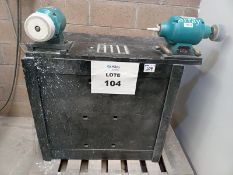 LOT OF 2 BENCH GRINDERS