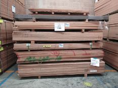 LOT OF APPROXIMATELY (448) PCS OF MELAMINE AND MDF