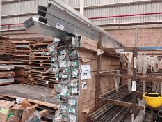 LOT OF (1,136) PCS OF ALUMINUM AND CARBON STEEL ANGLES, BARS AND PROFILES